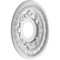 Ekena Millwork Baltimore PVC Medallion (Canopies up to 5 1/4"), 13"OD x 3 1/2"ID x 3/4"P, Metallic Silver Metallic CMP13BACSV - alternate 3